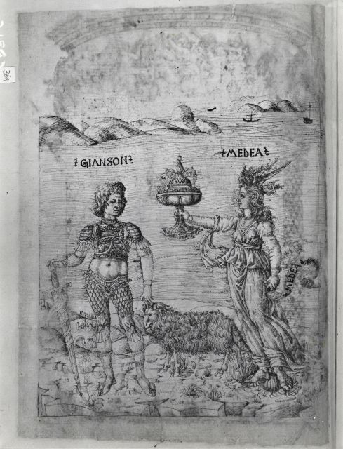 British Museum — Finiguerra Tommaso di Antonio - sec. XV - Giasone e Medea — insieme